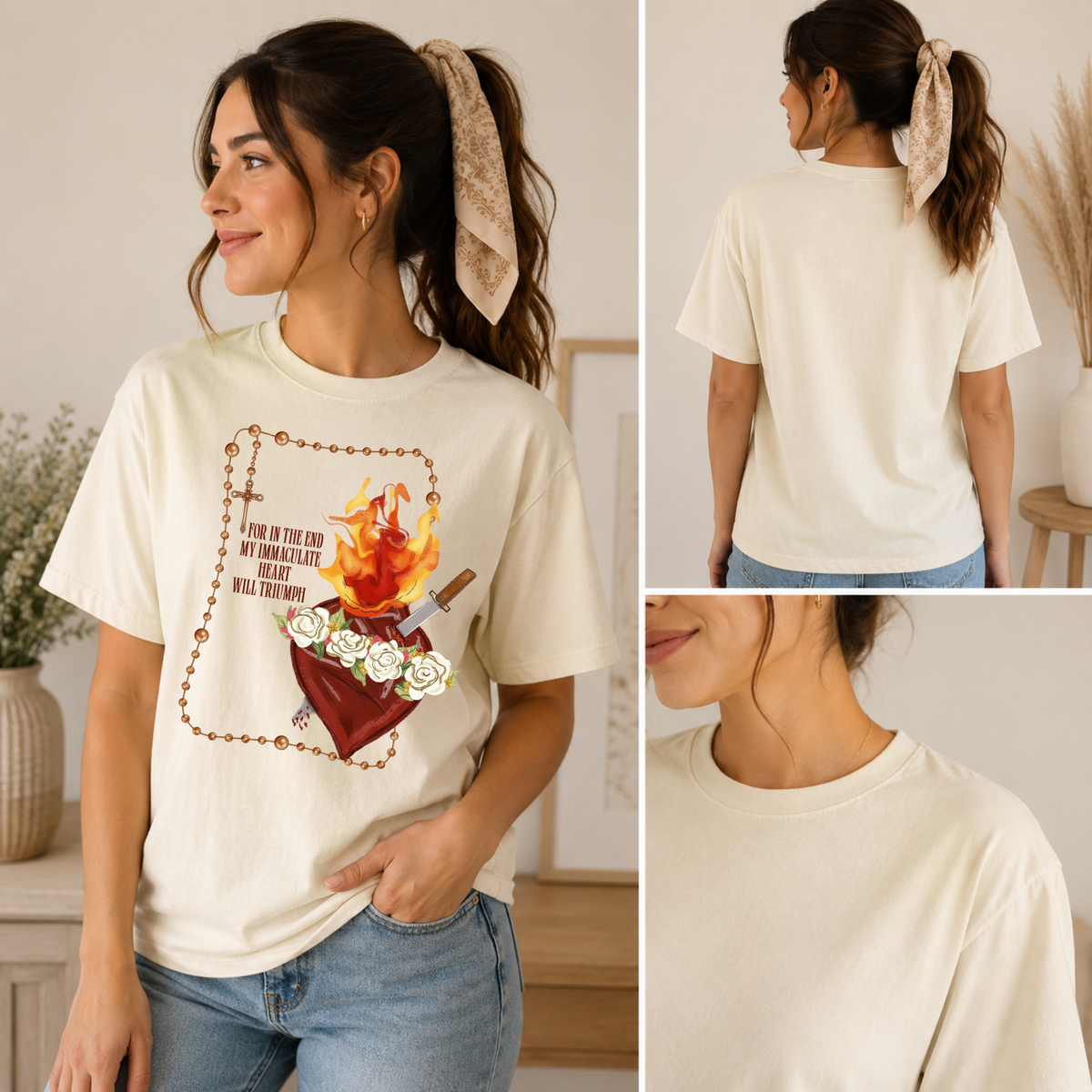 Immaculate Heart of Mary “Triumph” Catholic Tee