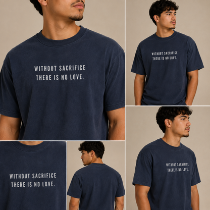 St. Maximilian Kolbe “Without Sacrifice There Is No Love” Comfort Colors Tee