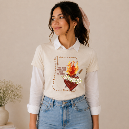 Immaculate Heart of Mary “Triumph” Catholic Tee