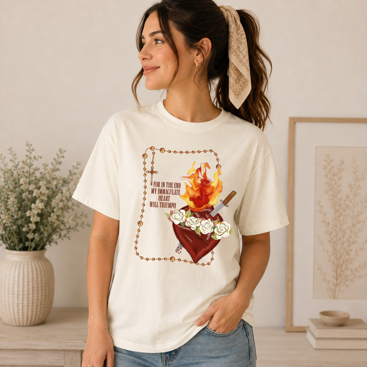 Immaculate Heart of Mary “Triumph” Catholic Tee