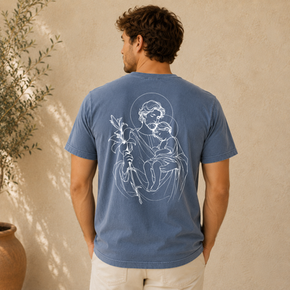 PREORDER St. Joseph Terror of Demons Comfort Colors® T-Shirt | Catholic Men’s Graphic Tee | Father’s Day Gift