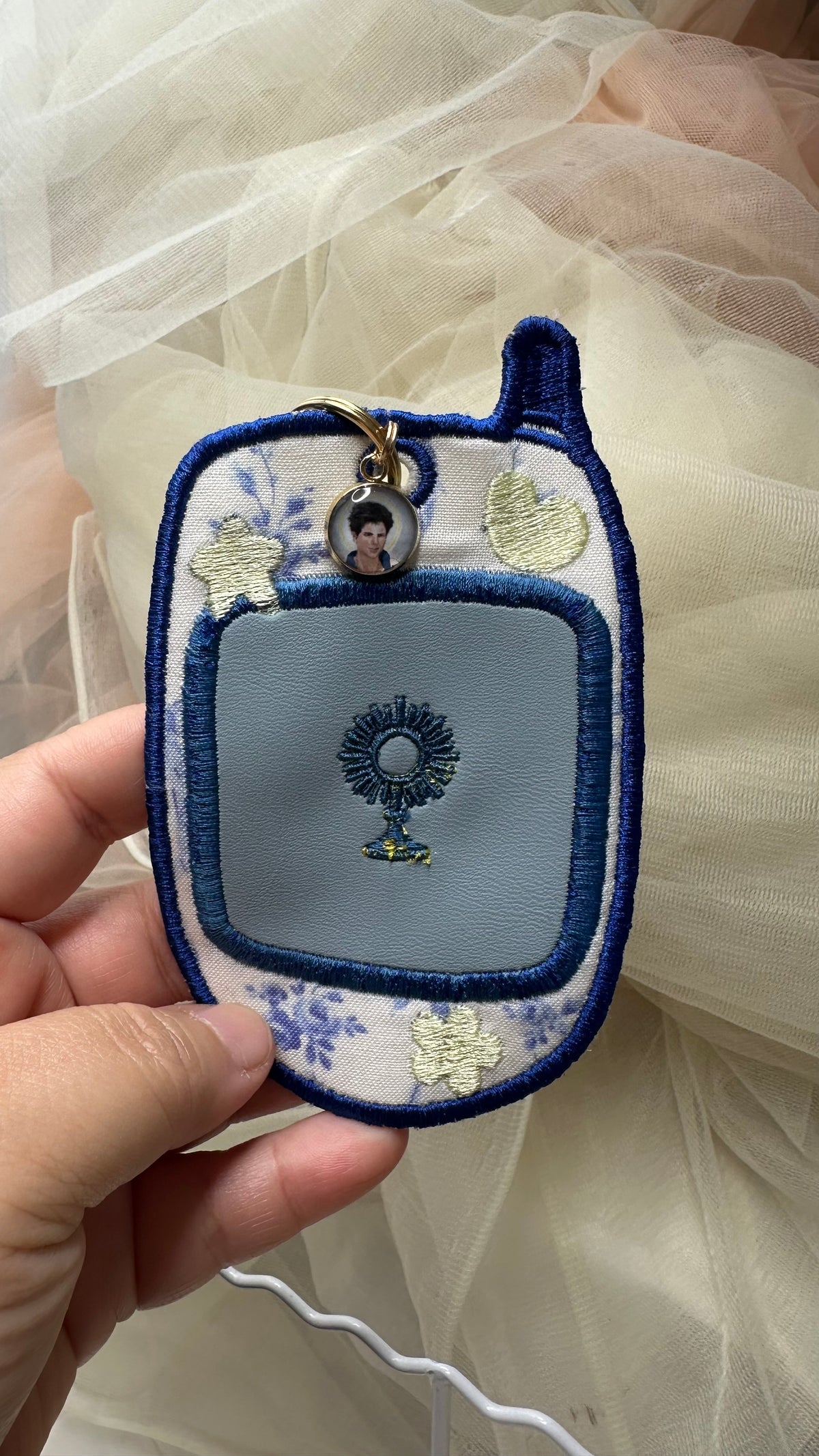 St. Carlo Acutis Y2K Eucharist Bag Tag |“The Eucharist Is My Highway to Heaven”
