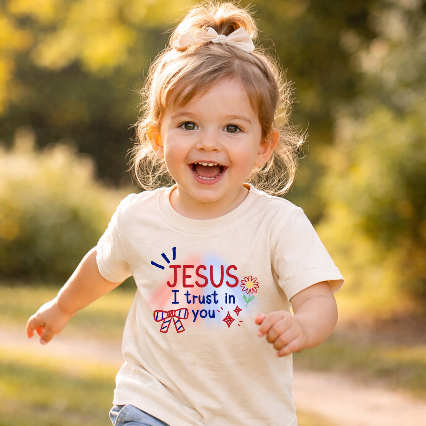 Jesus I Trust in You Toddler T-Shirt | Catholic Kids Shirt | Divine Mercy Shirt