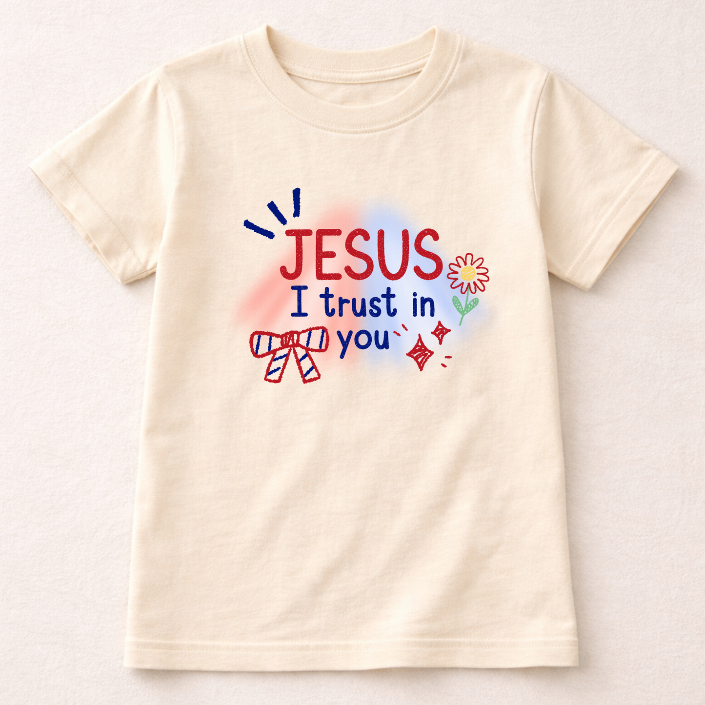 Jesus I Trust in You Toddler T-Shirt | Catholic Kids Shirt | Divine Mercy Shirt