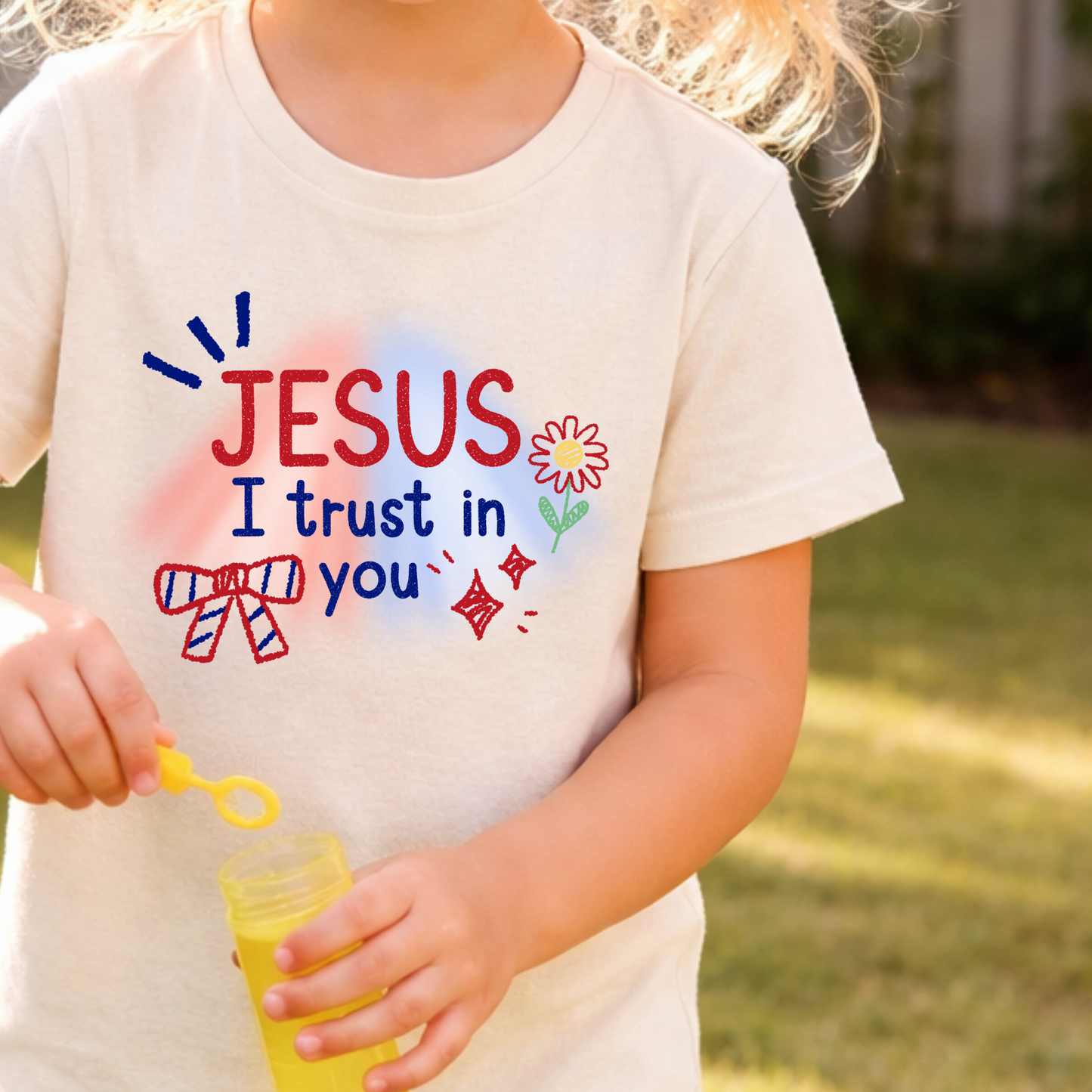Jesus I Trust in You Toddler T-Shirt | Catholic Kids Shirt | Divine Mercy Shirt
