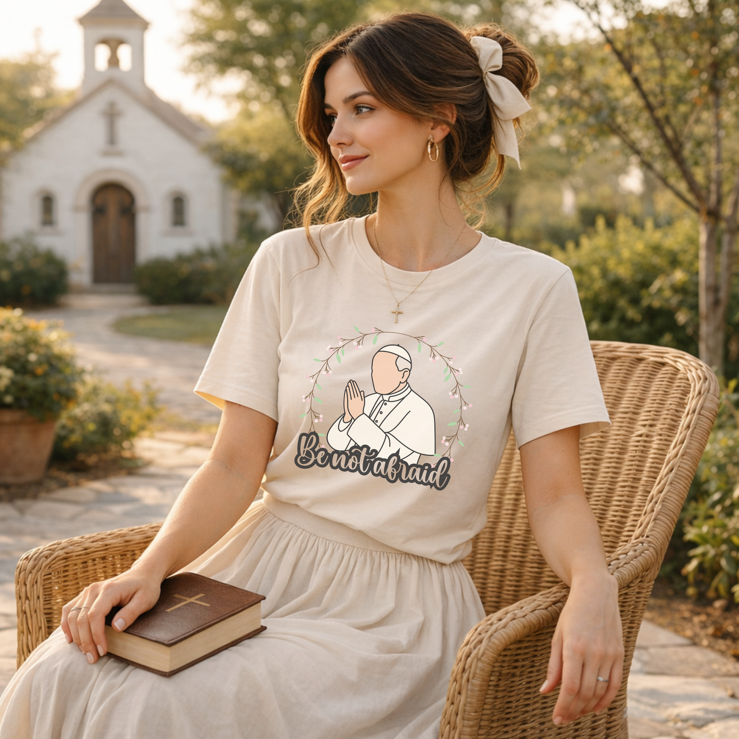 Be not Afraid Catholic Tee